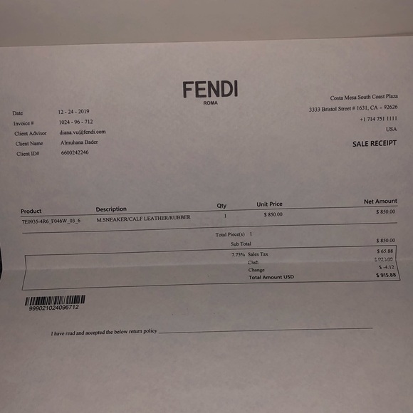 Fendi shoes - Picture 3 of 3